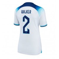 Echipament fotbal Anglia Kyle Walker #2 Tricou Acasa Mondial 2022 pentru femei maneca scurta